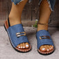 Women Casual Beach Holiday Luxury Sandals 2024 Summer New Fashion Outdoor Flat Sandals Open Toe Sandals Women Shoes for Women