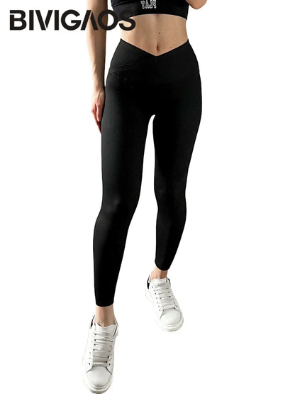 V-Lift Sharkskin High-Waist Leggings