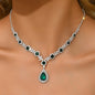 1PC Women's Fashion Waterdrop Flower Design Necklace Jewelry Suitable for Date, Party, Festival Gifts-2172