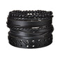MeMolissa New Fashion Braided Wrap Leather Bracelets for Men High Quality Vintage Charm Wood Beads Ethnic Tribal Wristbands
