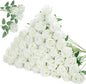 18-300pcs Artificial Rose Flowers Velvet Red Roses Artificial Flowers
