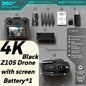 Lenovo Z105 GPS Foldable Drone 8K Dual Camera Brushless Optical Flow 4.3" Screen RC 15Mins Flight FPV Quadcopter Drone