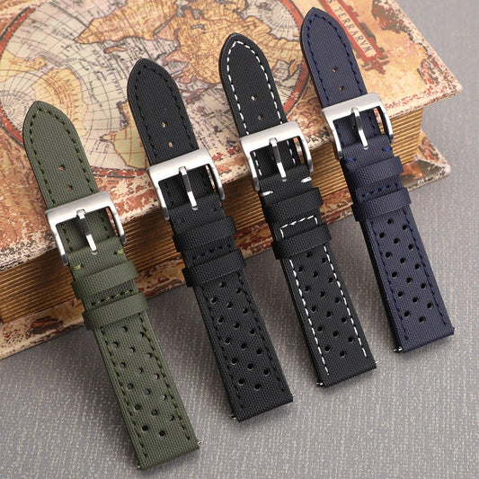 Motorola Moto Watch Perforated Sailcloth Rally Band