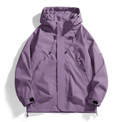 CHRLCK Unisex Waterproof Running Windbreaker