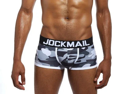Jockmail Ropa Interior for Hombre Caliente Boxers Camouflage Nylon Slip Quick-drying Sports Lingeriefrom 18 for Men Panties Lot