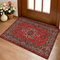 Mysterious Red Persian Carpet Floor Mat Cozy Flannel Soft Thick Non-Slip Mat For Living Room Bedroom Kitchen Decor Rugs