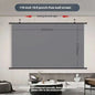 XIAOHUI Anti-light Thick HD Projector Screen 16:9 No-hole Wall-mounted Home Projection Screen 60/72/84/92/100/110/120/133inch