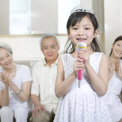 Children’s Simulation Microphone Model Media Interview Prop Educational Performance Toy Mic