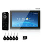 ANJIELO 4‑Wire Tuya Smart Video Door Phone Intercom System PIR Motion Detect Two‑Way Audio Password Unlock Home Villa Security