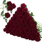 18-300pcs Artificial Rose Flowers Velvet Red Roses Artificial Flowers