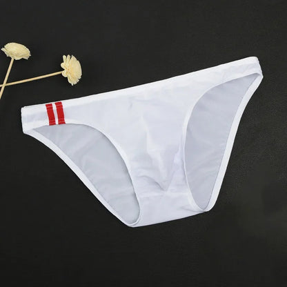 Sexy Men's Panties Transparent Breathable Briefs Low Rise Lingerie Men Bulge Pouch Briefs Underpants Underwear Pump Man