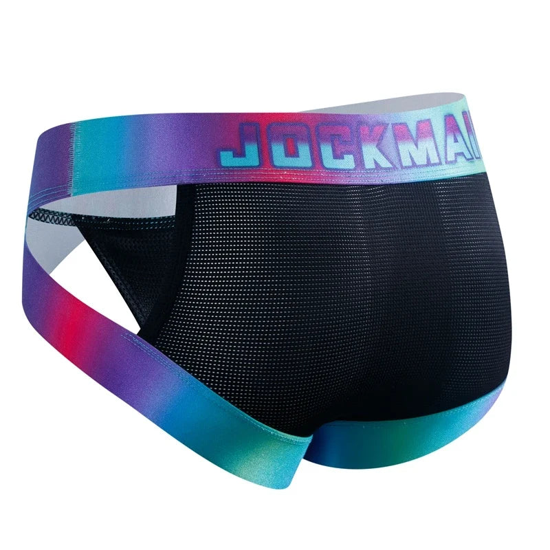 Hip Lift Men Underwear Briefs Underpants Nylon Mesh Quick Dry Men's Briefs Bikini Slip Men's Tanga Briefs or As Swim Swimwear
