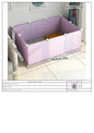 Dog Pet Fence Indoor Isolation Gate Dog Cage Small Dog Iron Guardrail Freely Combinable Cat and Dog Pet Fence