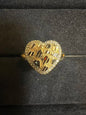 14k Gold Filled Nugget Rings Diamond Cut