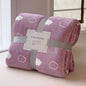 Thick Thow Blanket Geometic Style Reactive Printed Flannel Fleece Blanket for Beds Single/Queen/King Plush Plaids Sofa Plaid Bed