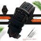 Samsung Galaxy Watch 7, 6, 5, 4 & FE Stitched Perforated Silicone Band