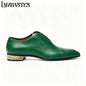 Gold Geometric Heel Patent Leather Mens Loafers Polished Glossy Upper Red Lining Formal Dress Shoes Embossed Gold Heel Loafers