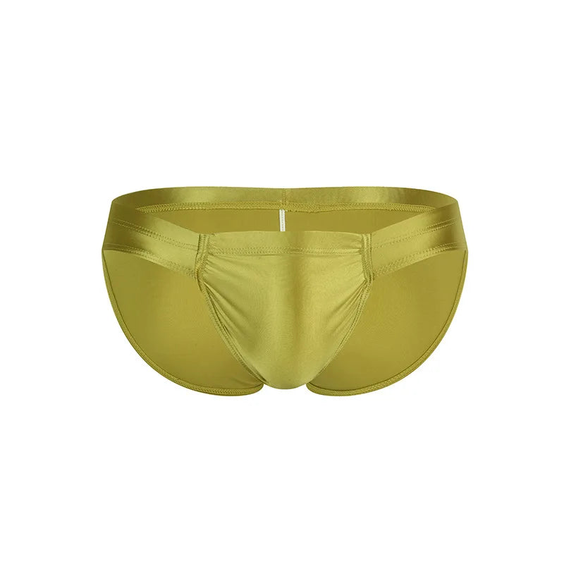 2026 fashion solid color men's three-dimensional triangle breathable sports low waist high elastic tight body F3605