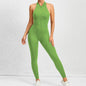 Yoga Women's Padded Workout Suit One-Piece Jumpsuit Workout Set Sports Fitness Overalls Gym Clothing Zipper Long Short 2025 New