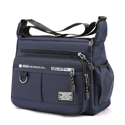 Oxford Shoulder Bag For Everyday Use - Large Capacity Unisex Crossbody With Multiple Compartments