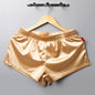 Mens Pajamas Shorts Homewear Smooth Silky Underwear Men Sleep Bottoms Loungewear Boxer Shorts Men Underpants Boxers