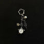 Original Hollow Heart Pocket Watch Chain Keychain Design Steampunk Clock Vintage Necklace Pendant Jewelry Watch Men Women Gift