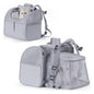 Expandable Pet Backpack Carrier with Breathable Mesh for Cats Small Dogs Puppies Backpack Portable Pet Carrier for Travel Hiking