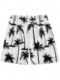 Men's Hawaiian 3D Palm Tree Pattern Beach Shorts Quick Dry Outdoor Leisure Sports Shorts Fashion Men's Shorts