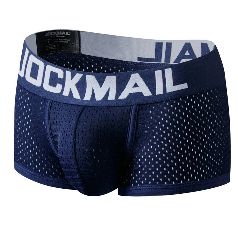 Boxer Men Mesh Breathable Boxershorts Men Underwear Shorts Panties Men Cuecas Boxer Swim Trunk Underpants Calzoncillos