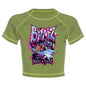 Women's Y2K Gothic Cartoon Print T-Shirt Trendy