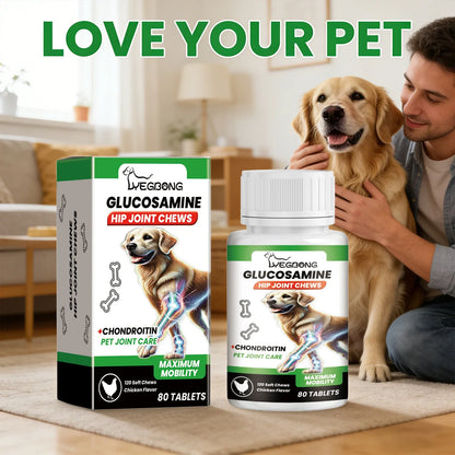 Pet Joint Chew Nourishing Alleviating Joint Discomfort Enhance Vitality Cartilage Tissue Joint Care Tablets Nutrition Supplement
