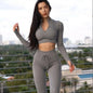 Women's Seamless Fitness Yoga Suit Set