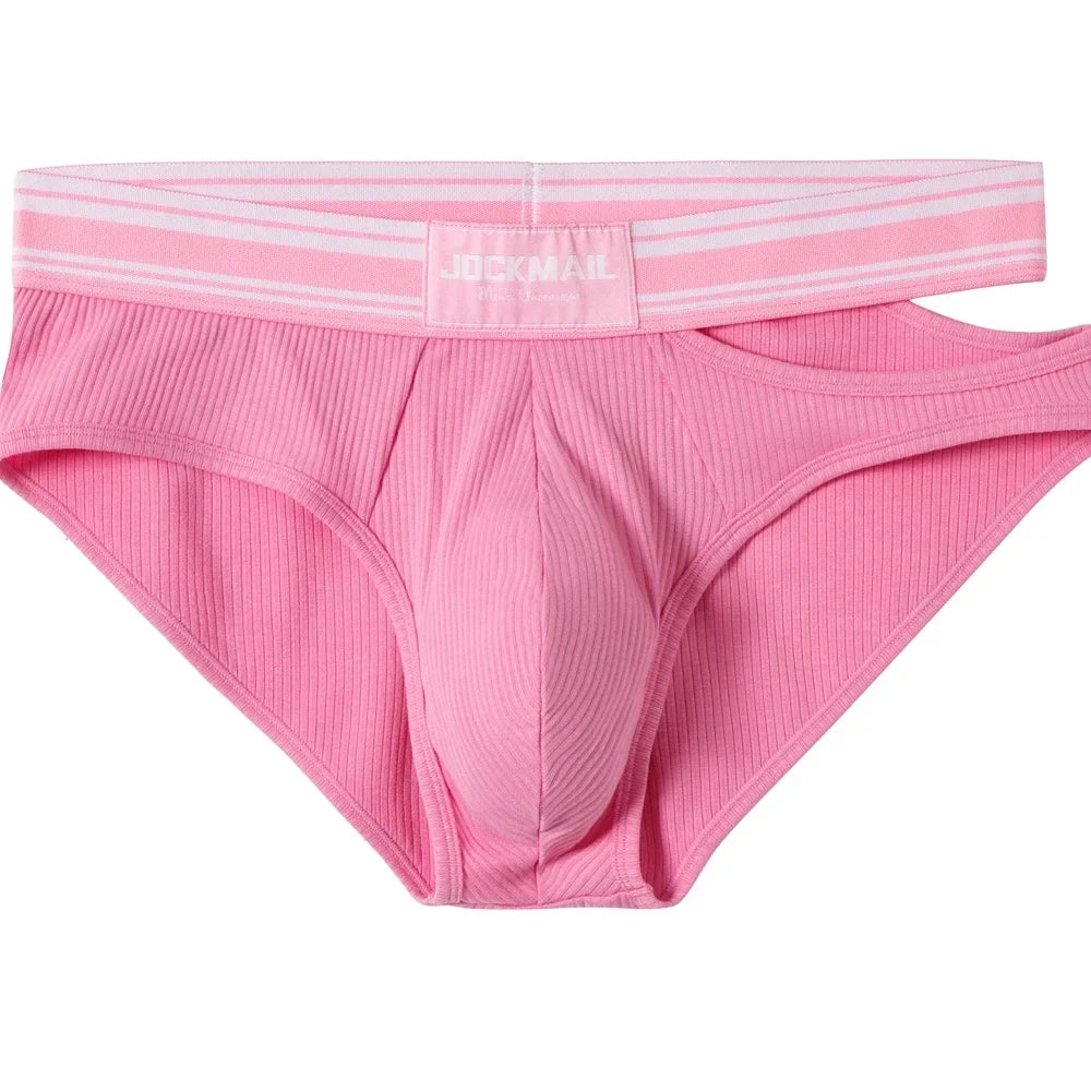 Men's Briefs Slip Sexy Men Underwear Brief U Convex  Man Underpants Comfortable Cuecas Masculinas Side Hollowing Sissy Panties