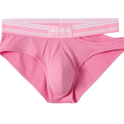 Men's Briefs Slip Sexy Men Underwear Brief U Convex  Man Underpants Comfortable Cuecas Masculinas Side Hollowing Sissy Panties