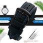 Samsung Galaxy Watch 7, 6, 5, 4 & FE Stitched Perforated Silicone Band