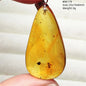 Natural Amber Pendant From Baltic Flower Yellow Amber Water Drop Women Men Jewelry Reiki Stone Women Men AAAAAAA