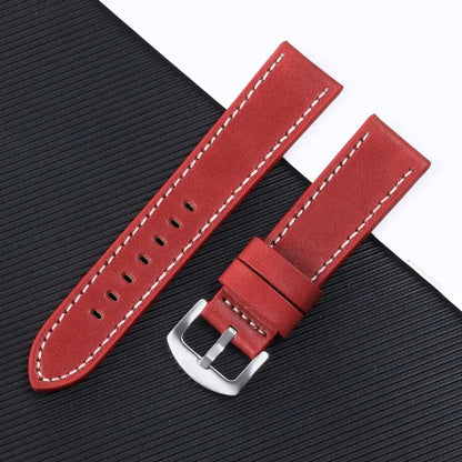 Suunto Race, Vertical & 9 Peak Leather Band with Stitching Options