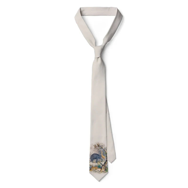 Novelty Creative Cool Men Tie 3D Printing Starry Night Pattern Fashion Harajuku Casual Necktie Birthday Party Halloween Gift Tie