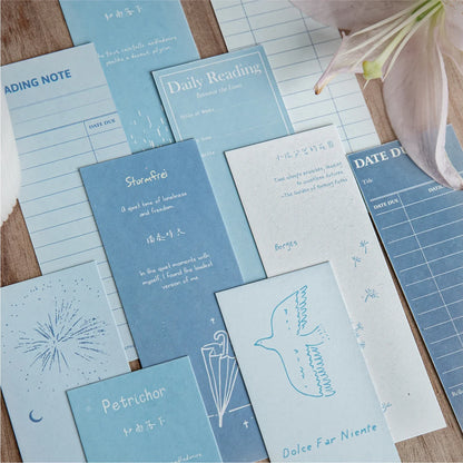Journal GO 5pcs Ins Style Vintage Bookmark Creative Notes Book Mark for Students School Office Supplies Stationery