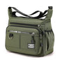 Oxford Shoulder Bag For Everyday Use - Large Capacity Unisex Crossbody With Multiple Compartments