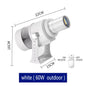 Custom Led HD Gobo Logo Projector Indoor Outdoor Ip67 Waterproof Rotating Advertising Image Projection Light For Floor Wedding