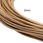 5m 3/4/6mm Braided Leather Cord Rope Strip Thread for DIY Pendant Neck Weaving Bracelet Jewelry Making Supplies Crafts Accessory