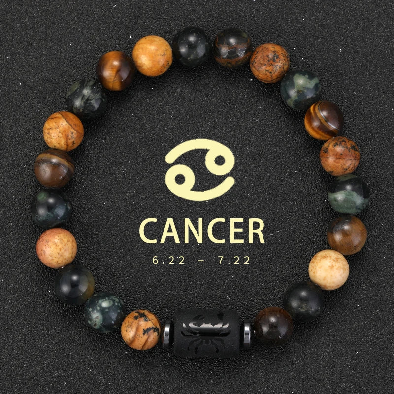 Sagittarius Zodiac Bracelet Natural Stone