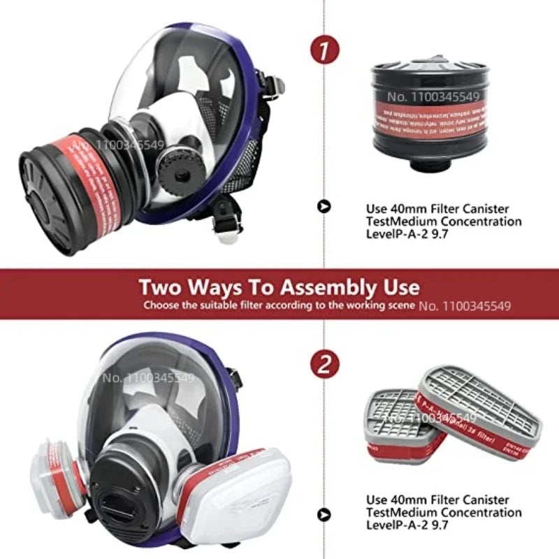 Full face respirator Gas Mask tactical-survival