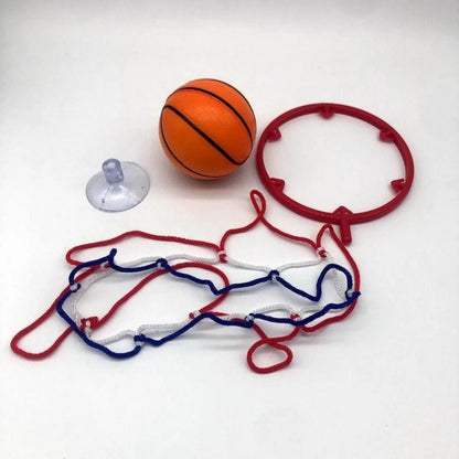 Funny Plastic Funny Basketball Hoop Kit Sensory Training Basketball Portable No-punch Indoor