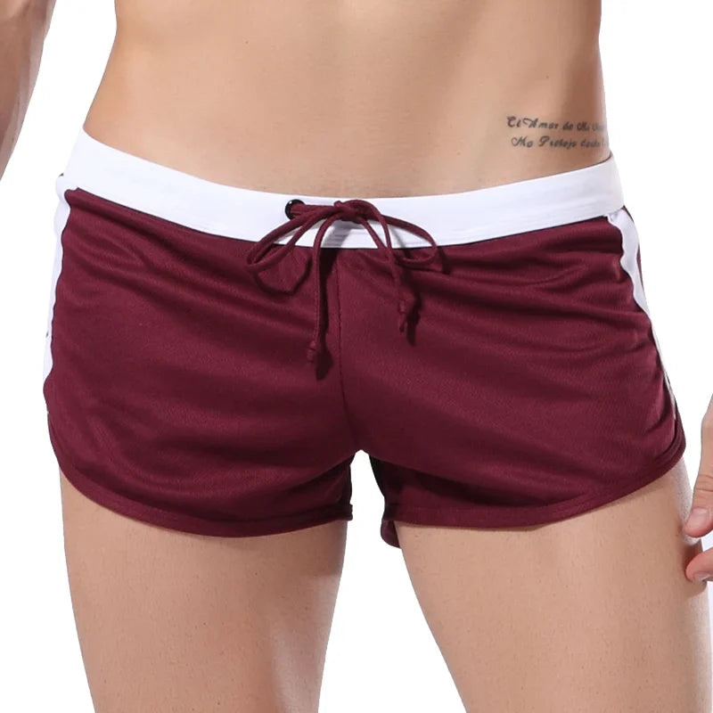 Sexy Mens Swimwear Beach Board Shorts Swim Surfing Trunks Male Quick Dry Mesh Breathable Bathing Swimsuit