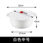 Microwave Oven Special Box Heated Soup Pot Rice Steamed Hot Steamed Buns with Lid Eco-friendly Food Grade Kitchen Tool