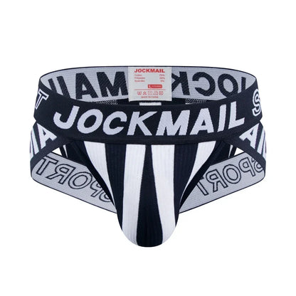 JOCKMAIL Men's Briefs Sexy Men Underwear Jockstrap Slip Homme Bikini Cueca Hombre Underpants Gay Panties Calzoncillos Breathable
