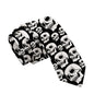 Fashion skull 3D printed tie art design personality tie adult 8cm wide polyester slim shirt suit party accessories