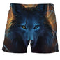 Wolf animal fashion men beach sexy bodybuilding shorts quick dry pants harajuku fitness board surf casual gym men homme